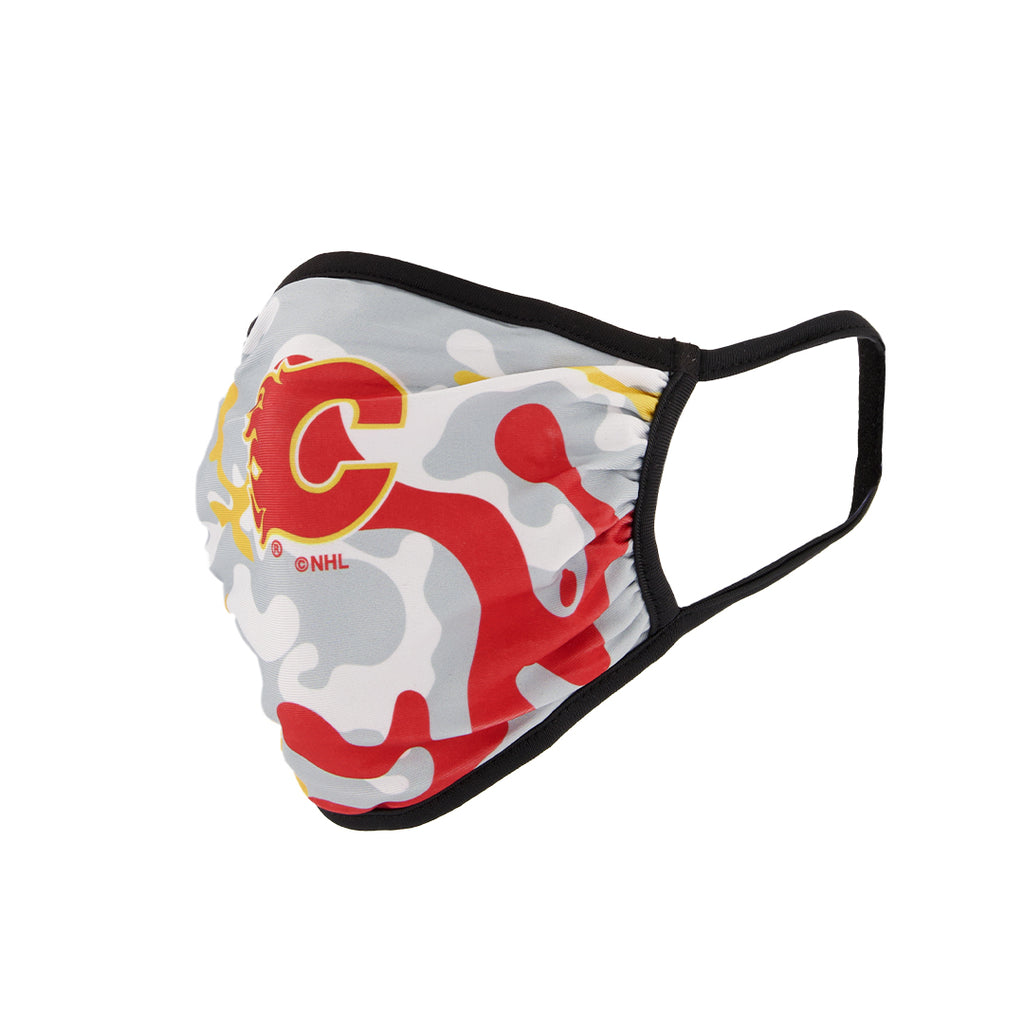 NHL - Lot de 3 masques pour enfants (jeunes) Flames de Calgary (HK5BOFEFK-FLM)