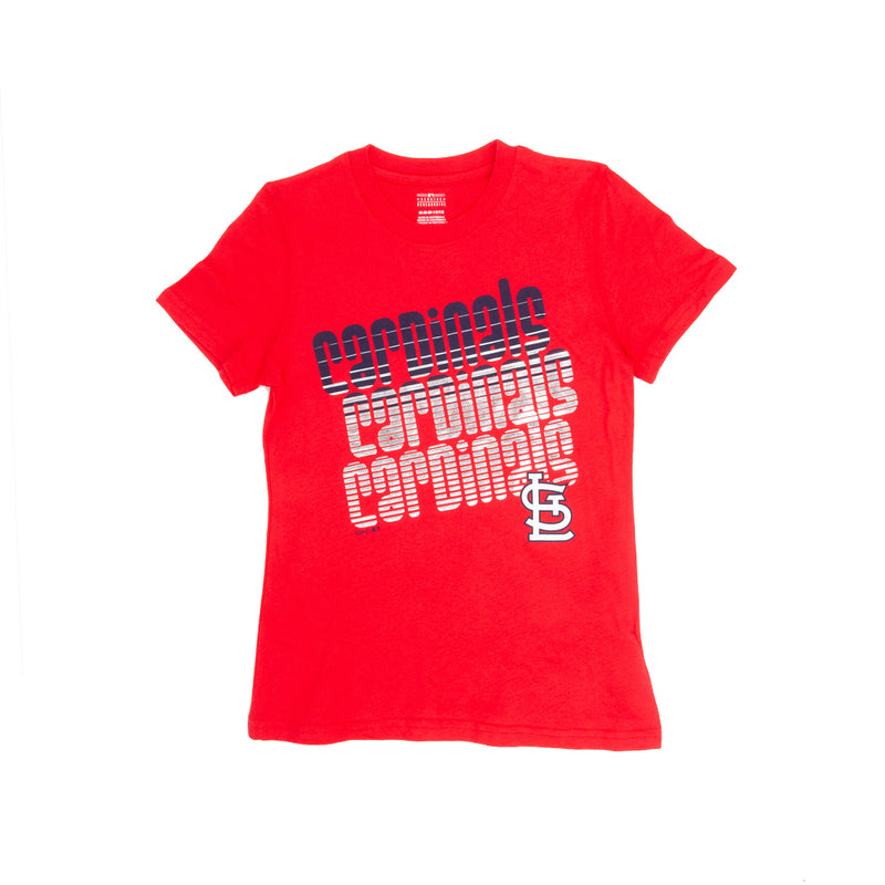 MLB - T-shirt raglan 3 tourbes des Cardinals de St. Louis pour enfants (junior) (KM7NMO 10)